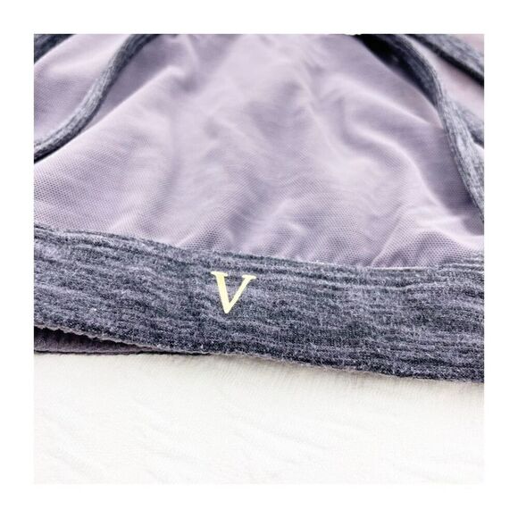 BUY 1 GET 1 FREE Victorias Secret medium sports bra gray space dye unlined has s - Picture 3 of 11